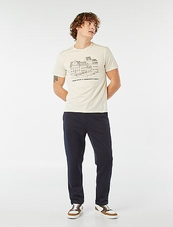 Camiseta estampada de manga corta