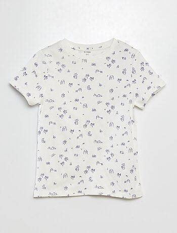 Camiseta estampada de manga corta