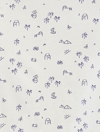 Camiseta estampada de manga corta