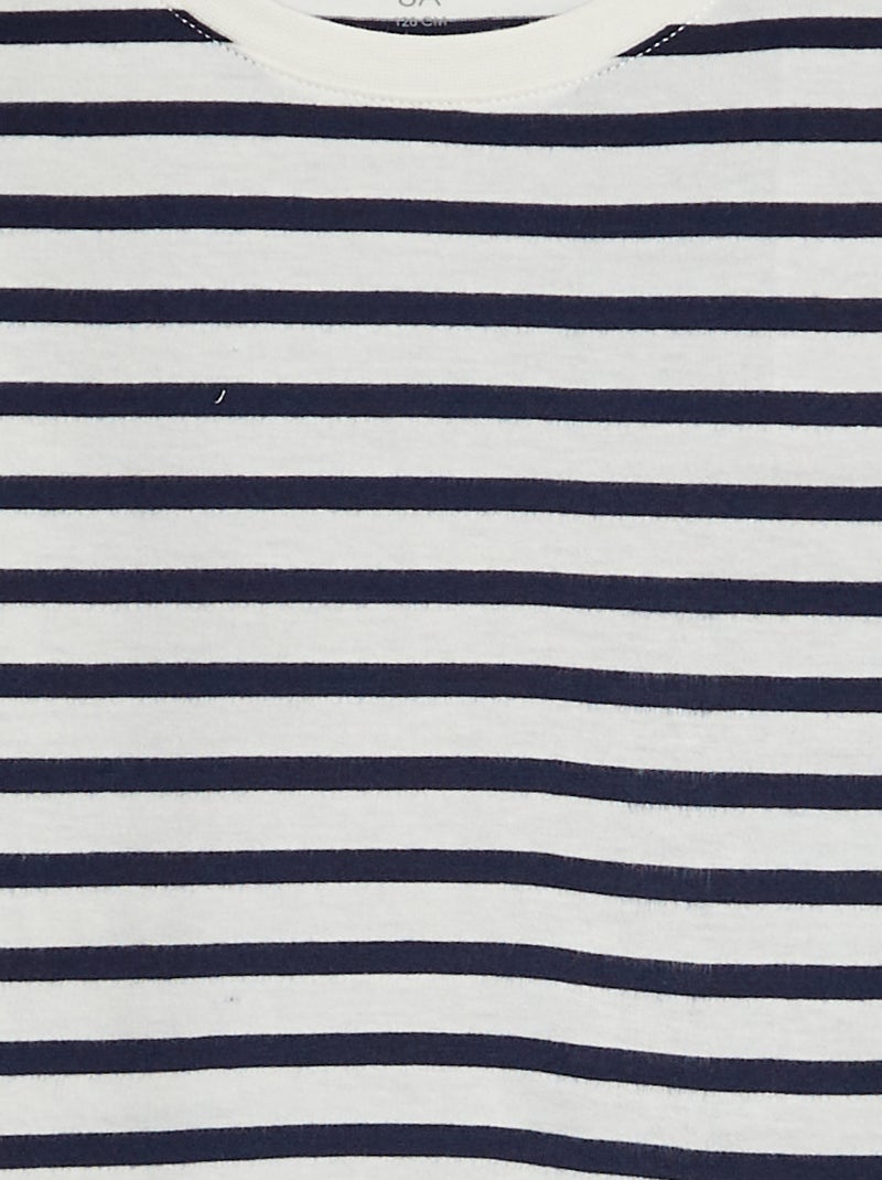 Camiseta estampada de manga corta BEIGE - Kiabi