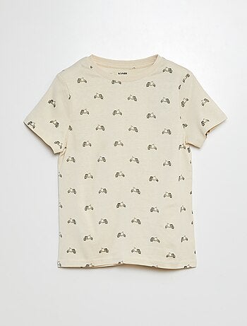 Camiseta estampada de manga corta