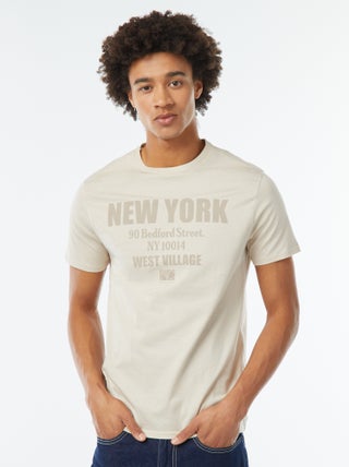 Camiseta estampada de manga corta