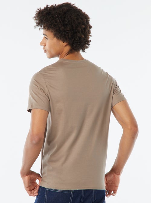 Camiseta estampada de manga corta - Kiabi