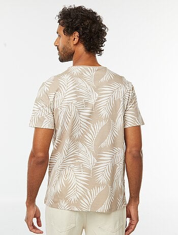 Camiseta estampada de manga corta