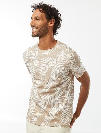 Camiseta estampada de manga corta