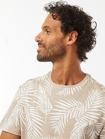 Camiseta estampada de manga corta