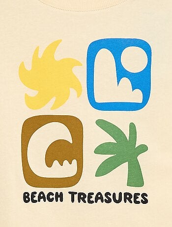 Camiseta estampada de manga corta