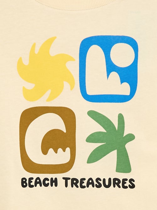 Camiseta estampada de manga corta - Kiabi