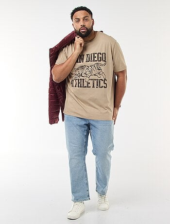 Camiseta estampada de manga corta