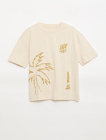 Camiseta estampada de manga corta