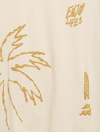 Camiseta estampada de manga corta