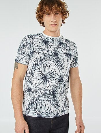 Camiseta estampada de manga corta