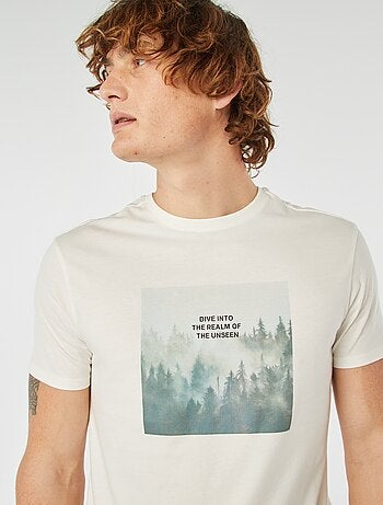 Camiseta estampada de manga corta