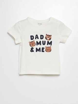 Camiseta estampada de manga corta