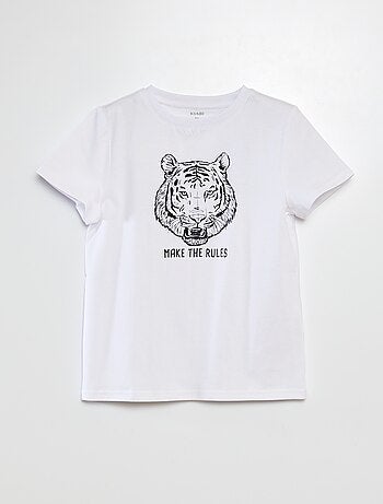 Camiseta estampada de manga corta