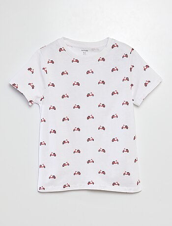 Camiseta estampada de manga corta