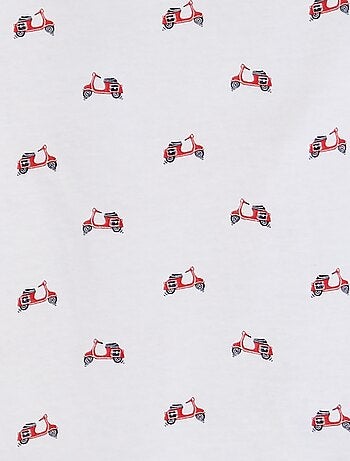 Camiseta estampada de manga corta
