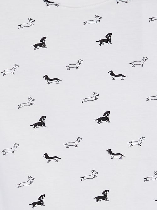 Camiseta estampada de manga corta - Kiabi