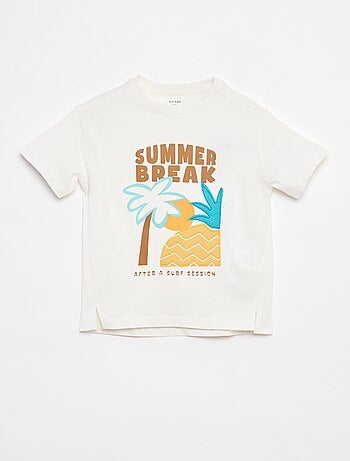 Camiseta estampada de manga corta