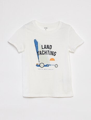Camiseta estampada de manga corta