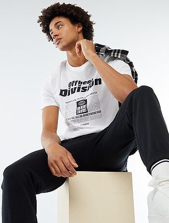 Camiseta estampada de manga corta