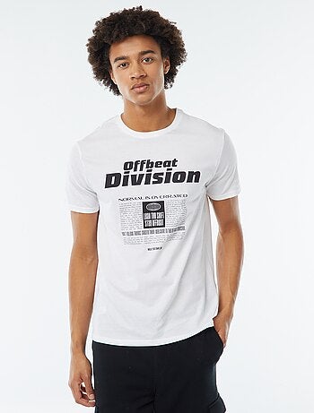 Camiseta estampada de manga corta
