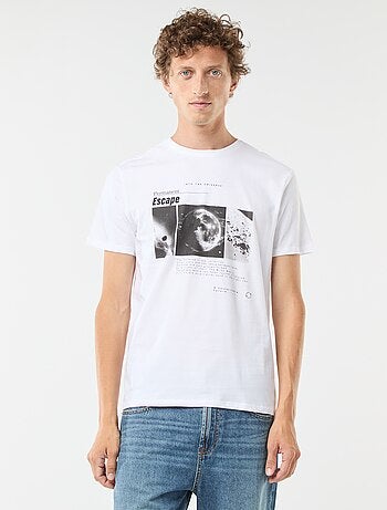 Camiseta estampada de manga corta