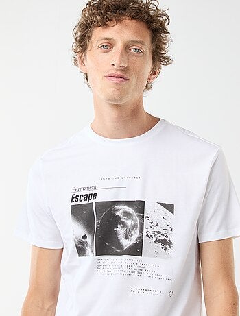 Camiseta estampada de manga corta