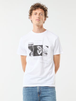 Camiseta estampada de manga corta