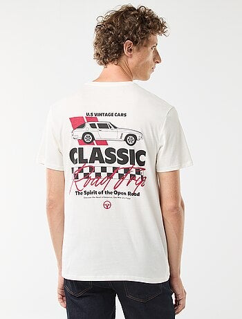 Camiseta estampada de manga corta