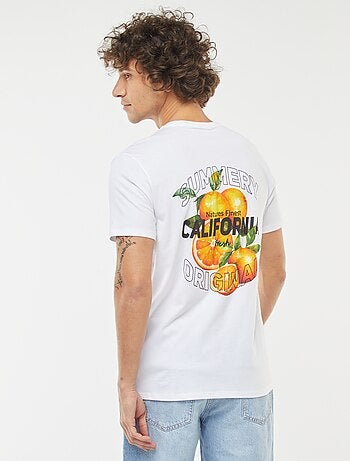 Camiseta estampada de manga corta