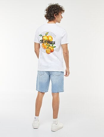 Camiseta estampada de manga corta