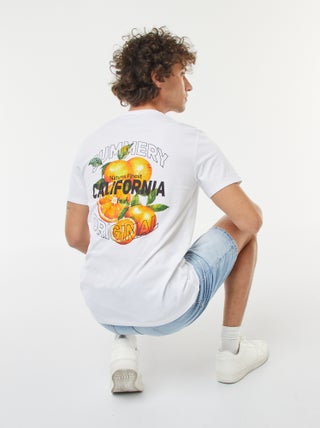 Camiseta estampada de manga corta