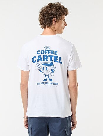 Camiseta estampada de manga corta