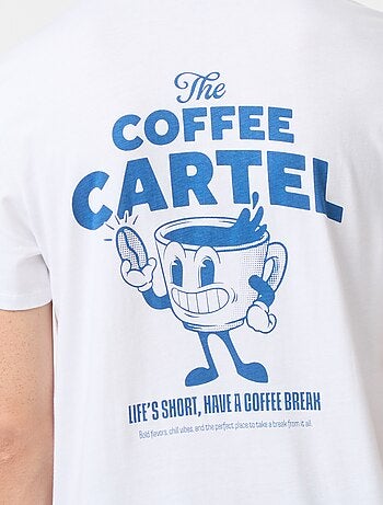 Camiseta estampada de manga corta