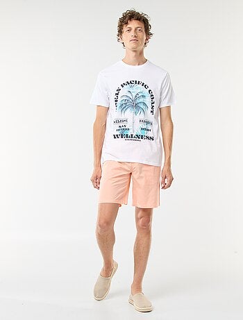 Camiseta estampada de manga corta