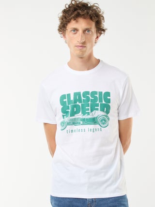Camiseta estampada de manga corta