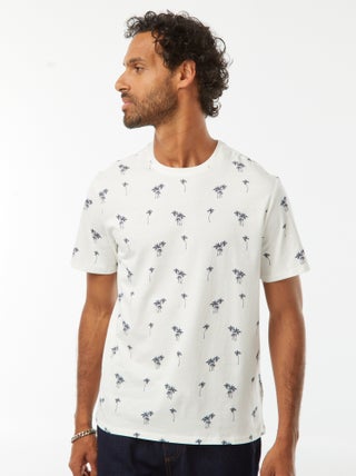 Camiseta estampada de manga corta