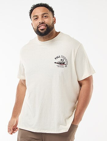 Camiseta estampada de manga corta