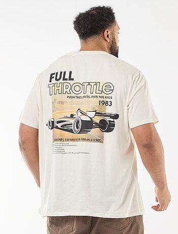 Camiseta estampada de manga corta