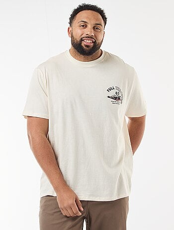 Camiseta estampada de manga corta