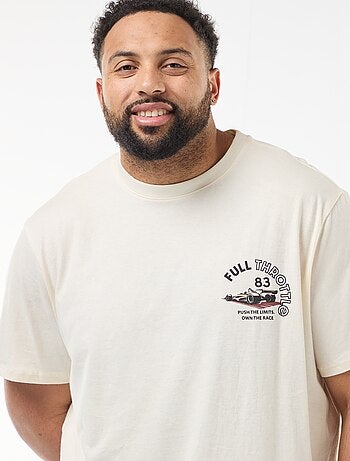 Camiseta estampada de manga corta