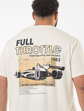 Camiseta estampada de manga corta