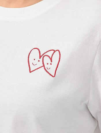 Camiseta estampada de manga corta