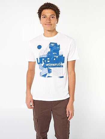 Camiseta estampada de manga corta