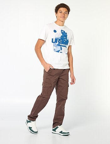 Camiseta estampada de manga corta