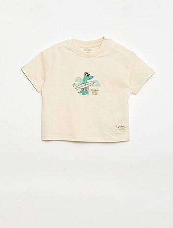 Camiseta estampada de manga corta