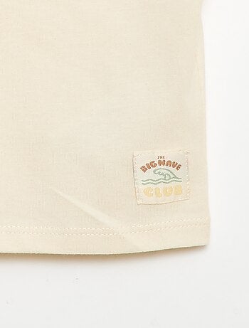 Camiseta estampada de manga corta