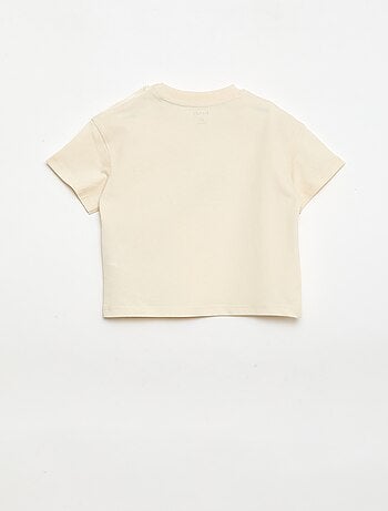 Camiseta estampada de manga corta