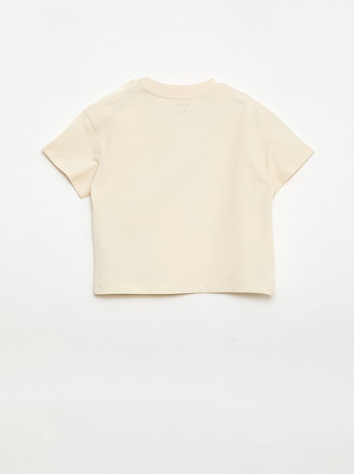 Camiseta estampada de manga corta - Kiabi